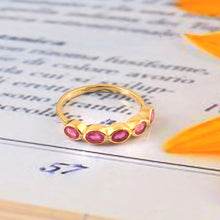 Load image into Gallery viewer, 1.05 CT PINK SAPPHIRE & 14K YELLOW GOLD BEZAL SETTING RING