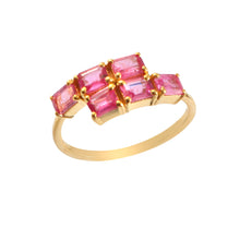 Load image into Gallery viewer, 1.50 CT PINK SAPPHIRE & 14K YELLOW GOLD PRONG SETTING RING
