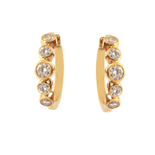 Load image into Gallery viewer, 0.75 CT DIAMOND & 14 YELLOW GOLD  EARRING