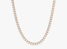 Load image into Gallery viewer, 8.00 Ct Lab Diamond Tennis Necklace 14K White Gold 16"