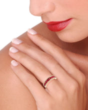 Load image into Gallery viewer, 0.30 CT DIAMOND & 14K YELLOW GOLD CHANNEL SETTING RING