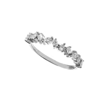 Load image into Gallery viewer, 0.50 CT DIAMOND & 14K WHITE GOLD FANCY SHAPE RING