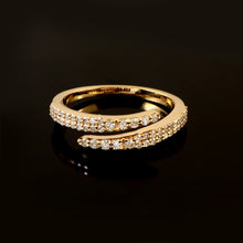 Load image into Gallery viewer, 0.35 CT DIAMOND 14K YELLOW GOLD RING