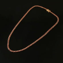 Load image into Gallery viewer, 10.50 CT RUBY BEZEL SETTING 14K YELLOW GOLD TENNIS NECKLACE