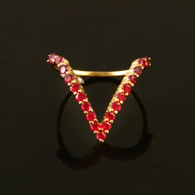 Load image into Gallery viewer, RUBY AND 14K YELLOW GOLD RING