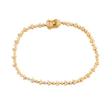 Load image into Gallery viewer, DIAMOND AND 14K YELLOW GOLD BRACELET