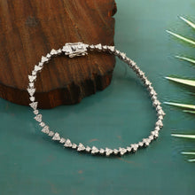 Load image into Gallery viewer, DIAMOND AND 14K WHITE GOLD BRACELET