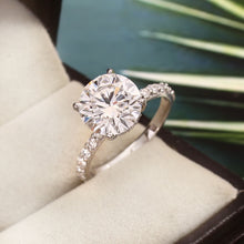 Load image into Gallery viewer, 2.60 CT LAB DIAMOND & 14K WHITE  GOLD RING