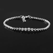 Load image into Gallery viewer, 1.85 CT DIAMOND & 14K WHITE GOLD TENNISH BRACELET