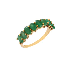Load image into Gallery viewer, 2.21 CT EMERALD OVAL 14K YELLOW GOLD RING
