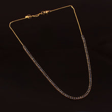 Load image into Gallery viewer, 4.60 CT BLUE SA. 8 INCH STONE PART AND 8+2 INCH CHAIN 14K YELLOW NECKLACEGOLD