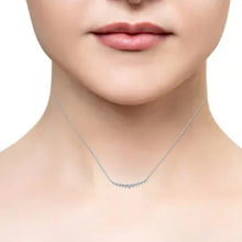 Load image into Gallery viewer, DIAMOND AND 14K WHITE GOLD NECKLACE