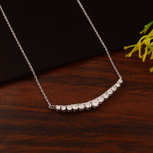 Load image into Gallery viewer, DIAMOND AND 14K WHITE GOLD NECKLACE