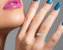 Load image into Gallery viewer, DIAMOND AND 14K WHITE GOLD RING