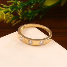 Load image into Gallery viewer, DIAMOND AND 14K YELLOW GOLD RING