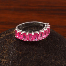 Load image into Gallery viewer, RUBY AND 14K WHITE GOLD RING
