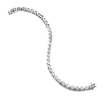 Load image into Gallery viewer, 5.20 CT LAB DIAMOND 14K YELLOW & WHITE GOLD TENNIS BRACELET