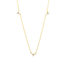 Load image into Gallery viewer, 0.45 CT DIAMOND & 14K YELLOW GOLD NECKLACE