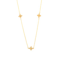 Load image into Gallery viewer, 0.33 CT DIAMOND & 14K YELLOW GOLD NECKLACE