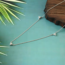Load image into Gallery viewer, 0.45 CT DIAMOND & 14K WHITE GOLD NECKLACE