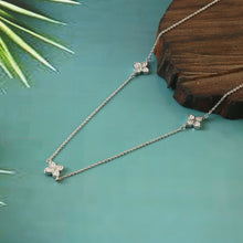Load image into Gallery viewer, 0.33 CT DIAMOND & 14K WHITE GOLD NECKLACE