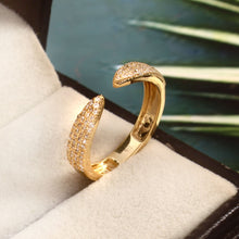 Load image into Gallery viewer, 0.34 CT DIAMOND AND 14K YELLOW GOLD RING