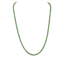 Load image into Gallery viewer, 18.20 CT EMERALD & 14K YELLOW GOLD NECKLACE