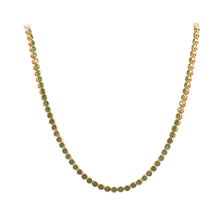 Load image into Gallery viewer, 14 CT EMERALD & 14K YELLOW GOLD NECKLACE
