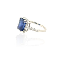 Load image into Gallery viewer, Sapphire Ring 14k Yellow and White Gold