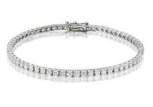 Load image into Gallery viewer, 6.00Ct LAB Diamond Tennis Bracelet 14K White Gold 7"