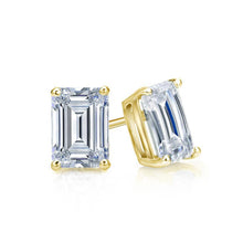 Load image into Gallery viewer, 2.32Ct Baguette Diamond 14K Yellow Gold Earring