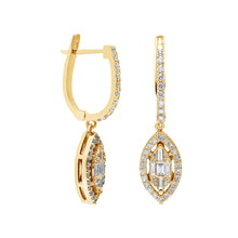 Load image into Gallery viewer, 0.60crt Diamond 14k Gold Earring
