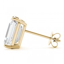 Load image into Gallery viewer, 2.32Ct Baguette Diamond 14K Yellow Gold Earring