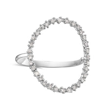 Load image into Gallery viewer, 0.30 Ct. Tw. Diamond Open Oval 14k Gold Ring