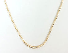 Load image into Gallery viewer, 5Ct Diamond 14K Yellow Gold Graduated Necklace