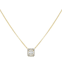 Load image into Gallery viewer, 0.28 Carat Baguette Diamond Necklace