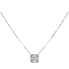 Load image into Gallery viewer, 0.28 Carat Baguette Diamond Necklace
