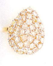 Load image into Gallery viewer, 1.7Ct Diamond 18K Yellow Gold Pear Shape Ring