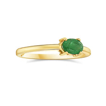 Load image into Gallery viewer, 0.41 Ct. Tw. Emerald Single-Stone 14K Gold Ring