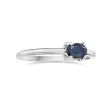 Load image into Gallery viewer, 0.55 Ct. Tw. Sapphire Single-Stone 14K Gold Ring