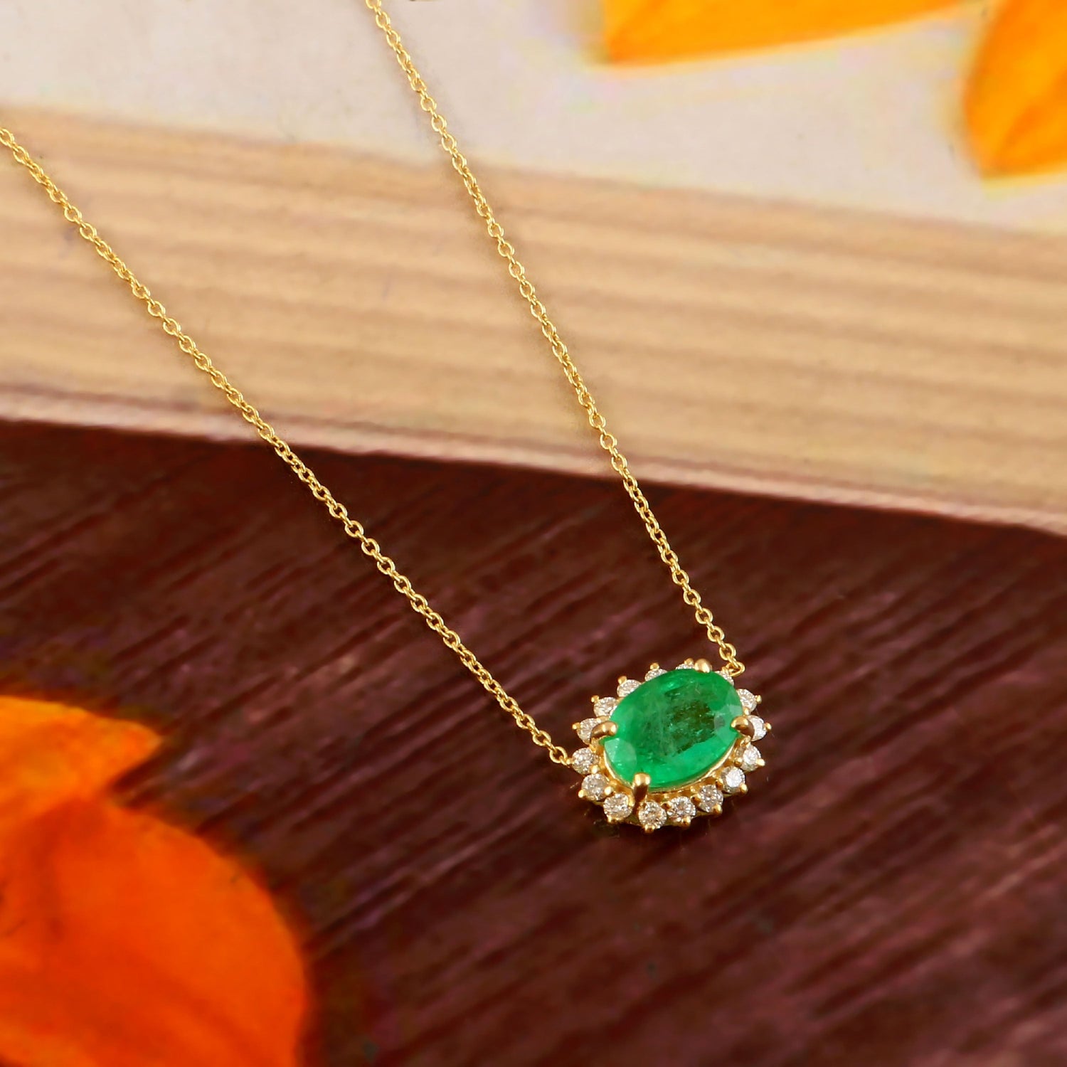 COLOR STONE NECKLACE