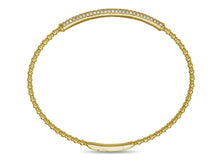 Load image into Gallery viewer, 0.75Ct Diamond 14K Gold Flexible Bangle

