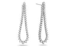 Load image into Gallery viewer, 2.85Ct Diamond Drop Earring 14K Yellow and White Gold
