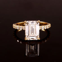 Load image into Gallery viewer, 2.65 CT LAB DIAMOND &amp;  14K YELLOW GOLD WITH SOLITAIRE RING
