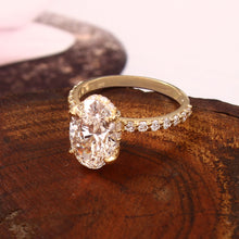 Load image into Gallery viewer, 2.55 CT LAB DIAMOND &amp; 14k YELLOW GOLD LAB SOLITAIRE RING
