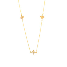 Load image into Gallery viewer, 0.33 CT DIAMOND &amp; 14K YELLOW GOLD NECKLACE
