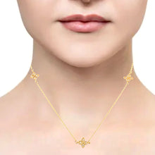 Load image into Gallery viewer, 0.33 CT DIAMOND &amp; 14K YELLOW GOLD NECKLACE
