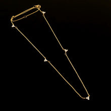 Load image into Gallery viewer, 0.45 CT DIAMOND &amp; 14K YELLOW GOLD NECKLACE
