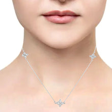 Load image into Gallery viewer, 0.33 CT DIAMOND &amp; 14K WHITE GOLD NECKLACE
