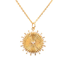 Load image into Gallery viewer, 0.40CT DIAMOND BAGUETTE 14K YELLOW GOLD PENDANT
